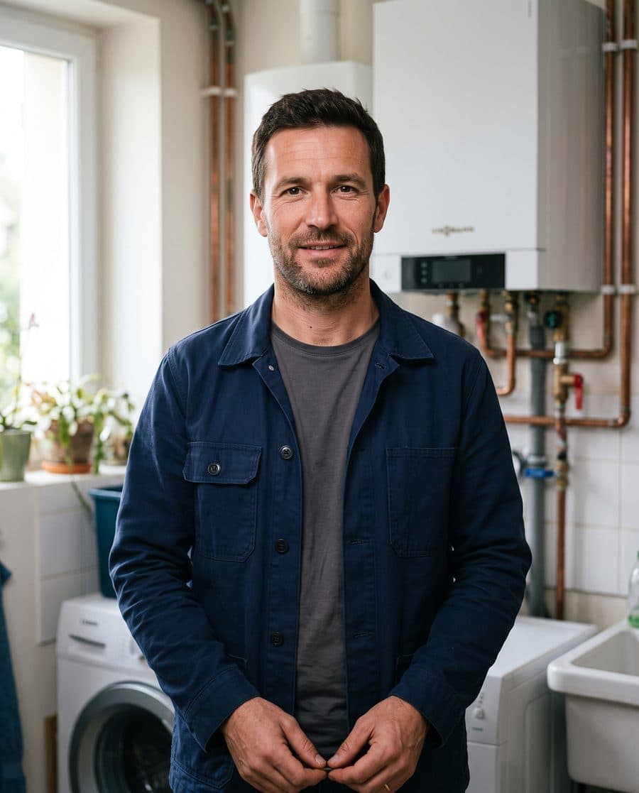 Aurélien Godart, responsable des interventions chauffage